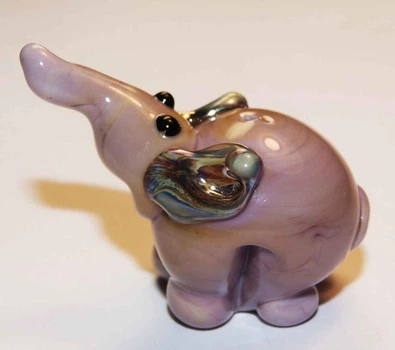 Стеклянная бусина 33*21 мм отв: 2 мм №2504 ISTA Lampwork