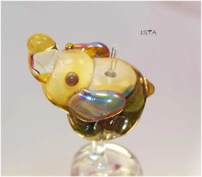 Стеклянная бусина 16*17*28 мм отв: 2 мм №4032 ISTA Lampwork