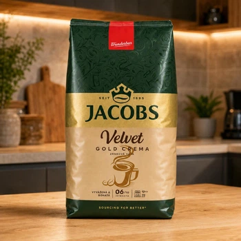 Кава в зернах Jacobs Velvet Gold Crema 1 кг