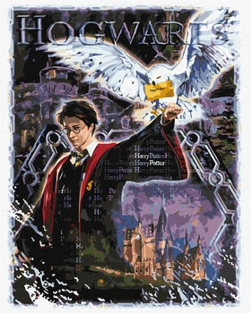 Картина по номерам WB Harry Potter: Атмосфера магии 40*50см KHO5263