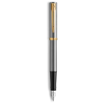Ручка перьевая Waterman IMPRESSION Stainless Steel GT FP F