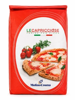 Мука для пиццы CAPRICCIOSA ROSSA 25 кг профессиональная итальянская пшеничная для неаполитанской пиццы фокачи хлеба теста выпечки пиццерий ресторанов HoReCa