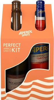 Аперитив Aperol Aperitivo 0.7 л 11% + Вино игристое Riccadonna For-Spritz белое сухое 0.75 л 11.5% (4820180020379)