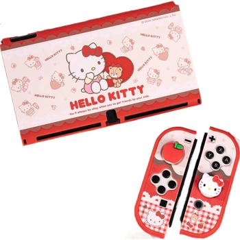 Чехол GeekShare Hello Kitty для Nintendo Switch OLED (G-NSOLED-HS-HelloKitty-KLWB-ZJ)