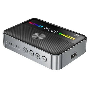 Bluetooth-адаптер Biaze 6.0 автомобильный AUX-приемник 3.5 мм/2RCA синий