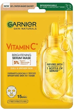 Zestaw maseczek Garnier Vitamin C rozjaśniający 5 szt (8592807699096)