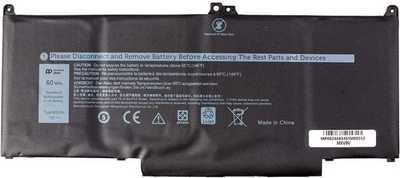 Акумулятор PowerPlant для ноутбуків Dell Latitude 5300 (MXV9V) 7.6V 7500mAh (NB442126)
