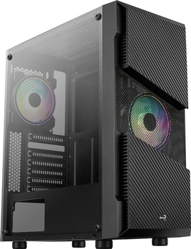 Obudowa Aerocool Menace RGB-G-BK-V1 Tempered Glass Black