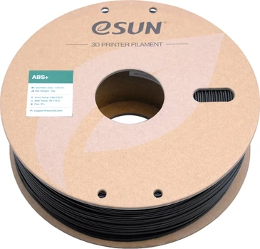 Filament eSUN ABS Plus Filament do drukarek 3D 1 kg 1.75 mm czarny (ABS+175B1)