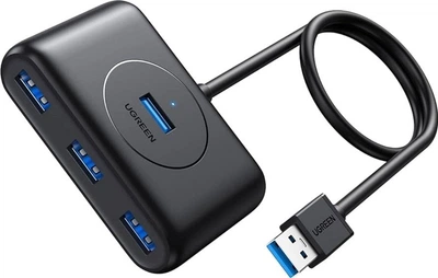 Hub USB Ugreen CR113 USB 3.0 Hub 1 m Black (UGR-20291)