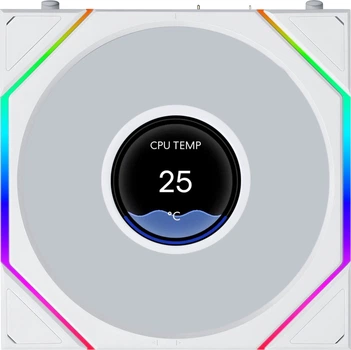 Wentylator Lian Li Uni Fan TL LCD Flex Wireless 120-1 White (G9F.12TLLCD1F1W.00)