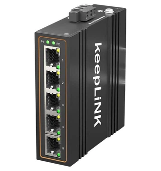 Коммутатор KeepLINK KP-9000 промышленный, 100 Мбит/с, 5 портов