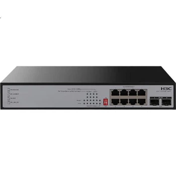 Коммутатор H3C S1210F-PWR 10 портов Gigabit PoE (8+2 SFP), 60Вт