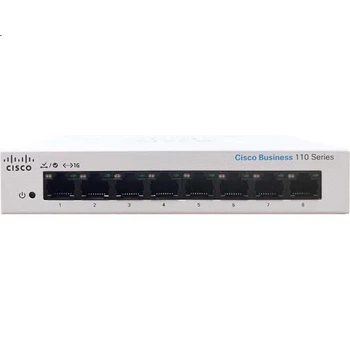Коммутатор CISCO, гигабитный 8-портовый коммутатор, гигабитный корпоративный коммутатор CBS110-8T Ethernet.
