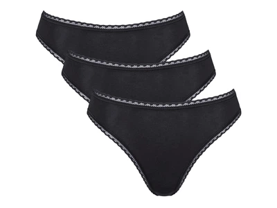 Трусики-слип набор 3 шт. для женщины Sloggi LYCRA® 10222558 40(M) Черный