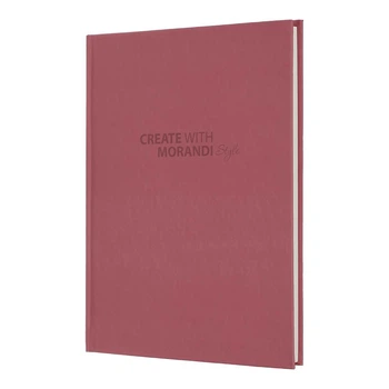 Записна книжка MORANDI STYLE, А5, 80 арк., клітинка, офсет крем, тв. лам. обкладинка