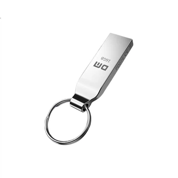 Флеш-накопичувач DM Daimai 16 ГБ USB 2.0, металевий PD076 Xiaofengling, USB-накопичувач для торгів, водонепроникний ударостійкий USB-накопичувач для комп'ютера та автомобіля