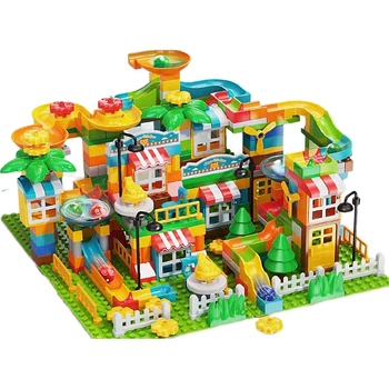 FEELO Сумісний з LEGO Великий Частинка Будівельні блоки Іграшка для хлопчиків та дівчаток, Дитячий подарунок на день народження Будиночок 1625-1 Сумка