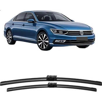 Стеклоочистители Aoye для Volkswagen Sagitar 2012-2018 гг. / Passat 2011-2018 гг., безрамочная конструкция, 1 пара, 24" + 19"