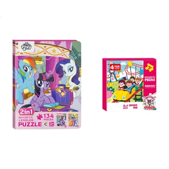 Магнітний пазл Dayanxiaowa My Little Pony, розвиваюча іграшка для дітей віком 3-6 років, магнітна гра-головоломка, подарунок на день народження для дівчаток 2 років
