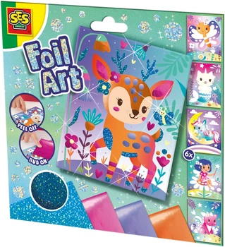 Zestaw kreatywny Ses Creative Foil art Wieczorna bajka z folią (14302S) (8710341143022)