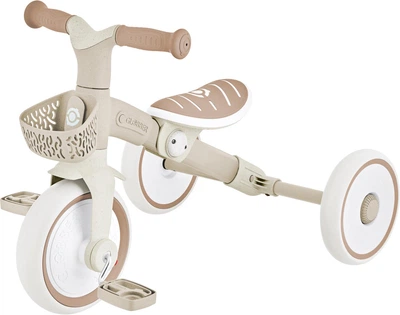 Триколісний велосипед Globber серії Learning Trike 2 в 1 Plus Кокос (4895224412861)