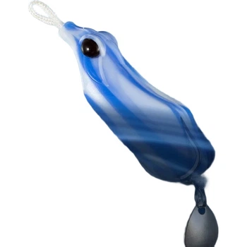 Набор для ловли карпа на искусственные приманки Xionghuo Lure Fishing Bait Toad Frog Long-Distance Casting Modified Black Fishing Model Frog Artificial Bait Set Bionic Black Carp Specialized Lure Fishing Tackle Set