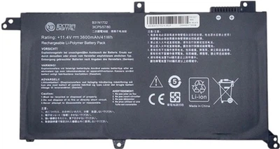 Bateria ExtraDigital Advanced do ASUS VivoBook S14 S430F (B31N1732) 11.4V 3600mAh (NB431779)