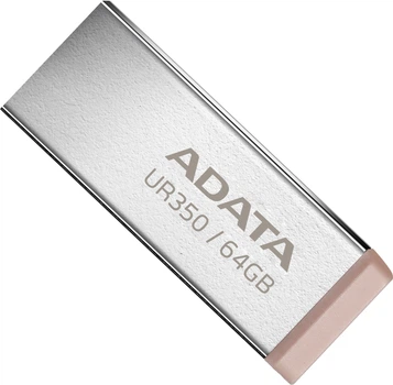 Pendrive ADATA UR350 64GB USB 3.2 Gen2 Silver/Beige (UR350-64G-RSR/BG)