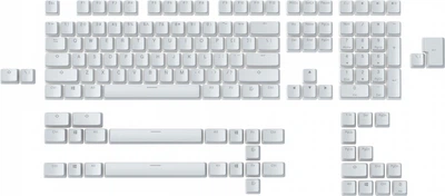 Набір кейкапів Glorious Aura Keycaps V2 White (GLO-KC-AURA2-W)