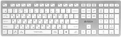 Клавіатура бездротова A4Tech FBX50C USB/Bluetooth White (4711421972772)