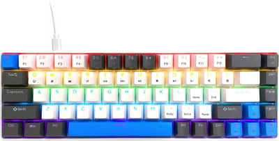 Клавіатура дротова Media-Tech RED CORE MX60 Red USB White/Grey/Blue (MT1259)