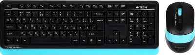 Zestaw bezprzewodowy A4Tech FG1010 Blue (4711421943444)