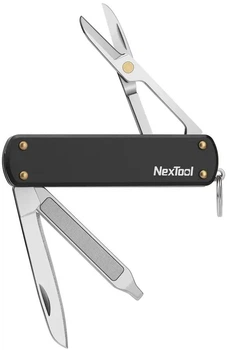 Мультитул NexTool Pocket Knife Black складной карманный для ежедневного ношения 24 функции