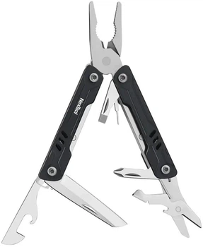 Мультитул NexTool Mini Sailor S11 Black плоскогубцы 11-в-1 компактный для кемпинга и EDC