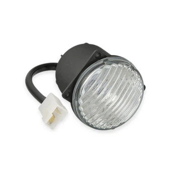 Фара противотуманная круглая d-80х96мм H3 12-24В 70W белая WESEM 339344