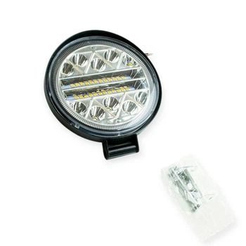 Фара додаткова LED кругла 115х28 (Дм, Ш) 102W 6000K біле+жовте тракторна (виписувати кратно2) BLASKAR