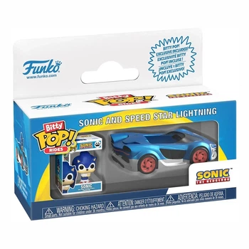 Набор фигурок Bitty Pop! Rides Соник Еж Соник с машиной (92960)