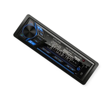 Магнитола Cyclone MP-1093 BA FM, USB, USB для зарядки 2.1A, microSD, AUX, MP3, WMA, BT, мультиколор, EwayLink