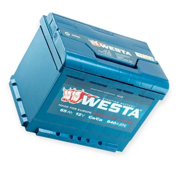 Аккумулятор Westa 65Ач 640A premium (L2) (0) Евро правый плюс