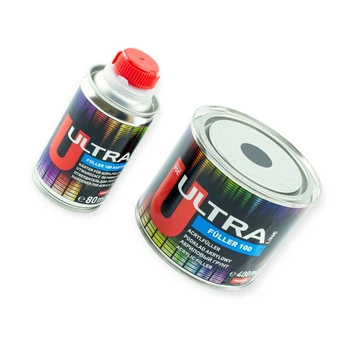 Грунт акриловый 5, 1 Novol Acril Ultra line черный 0,4л, 0,08л отвердитель