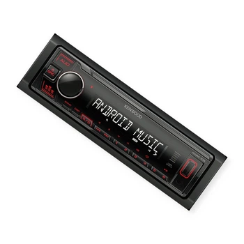 Магнитола Kenwood KMM 105 RY FM, USB, AUX, MP3, Android, сьемн пан., красная подсветка