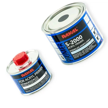 Грунт акриловый 5, 1 RANAL HS S-2000 (серый) 0,4л, 0,08л отвердитель