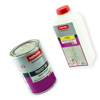 Грунт акриловый 1, 1 Novol PROTECT 340 красный 1л Кислотный