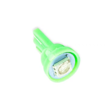 Автолампа світлодіодна БЦ 12-5 лазер. GREEN 0, 45W 1smd 5050 SMD-T10-01-5050-P G Megalight