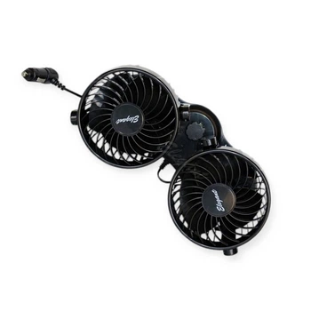 Вентилятор двойной 24 v (2 х d 4" - 10,4 см) на стойке, две скорости elegant