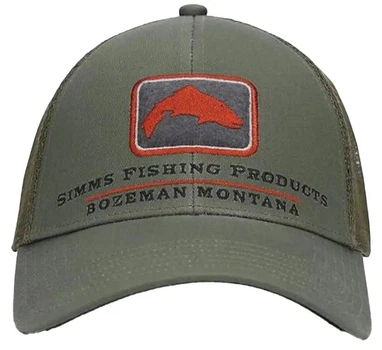 Кепка Simms Trout Icon Trucker One size Smokey Olive