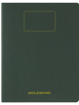 Записная книжка Moleskine Cahier Student XXL, Линейка Миртовый зеленый (CHSTU71K15) 8056999276881