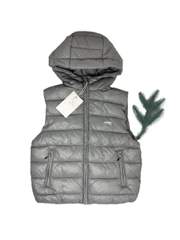 Демісезонний жилет ZARA 128 см сірий артикул Л1403