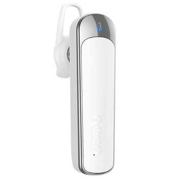 Bluetooth гарнітура Hoco E201 для телефону V 6.0 130mAh з шумопоглинанням ENC навушник для дзвінків і роботи Білий